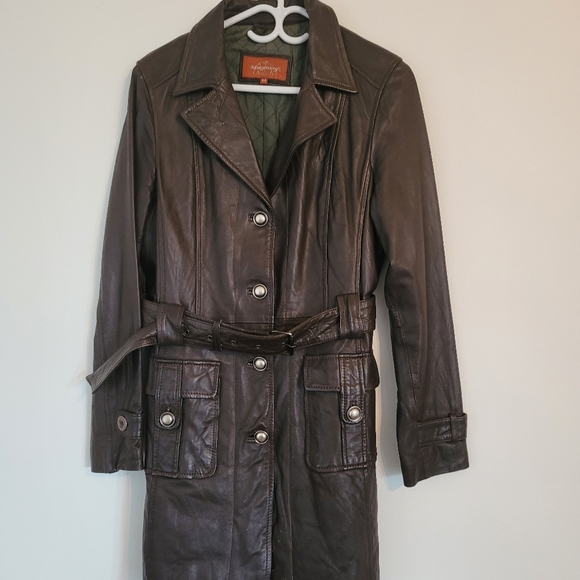 Vintage lether jacket - Picture 3 of 4